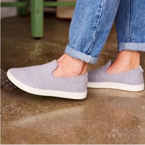 Allbirds Wool Tree Huggers Slip-On Casual Sneakers Light Grey Women’s Size 8 - Picture 2 of 16